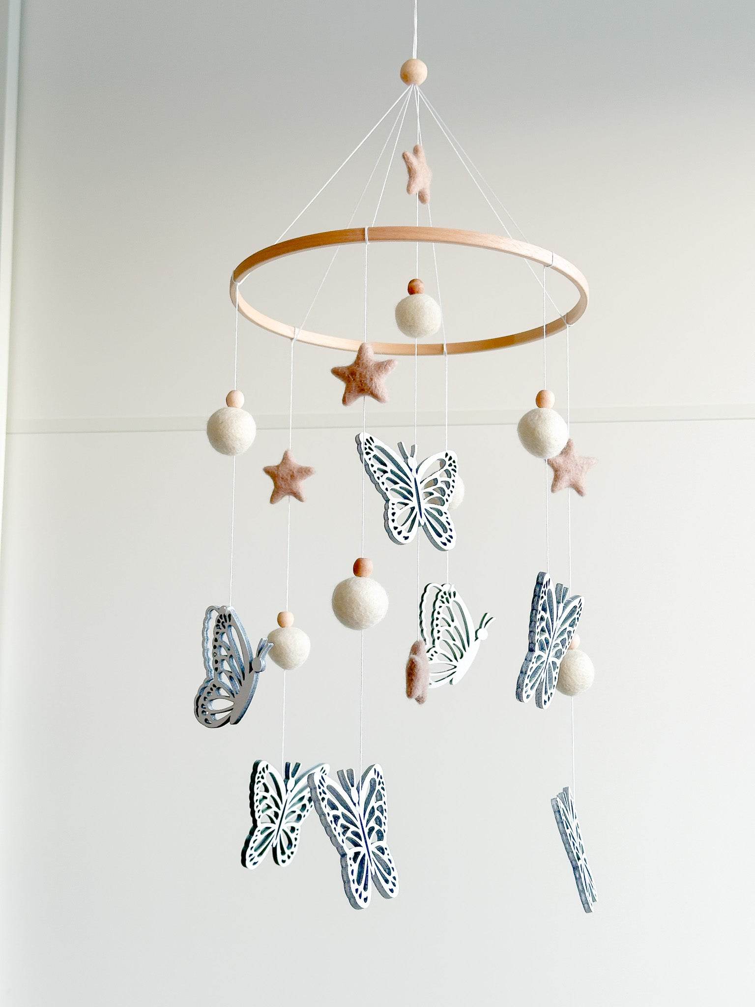 Butterfly nursery baby mobile - Minidreams Decor