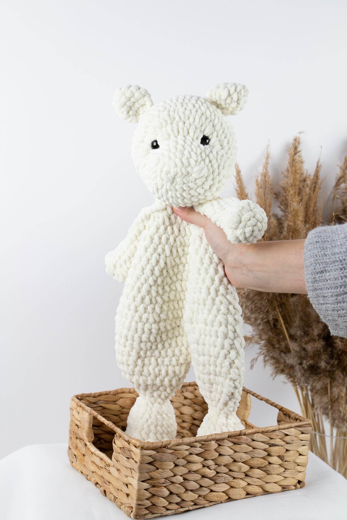Hippo baby comforter - Minidreams Decor
