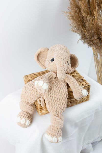 Elephant baby comforter