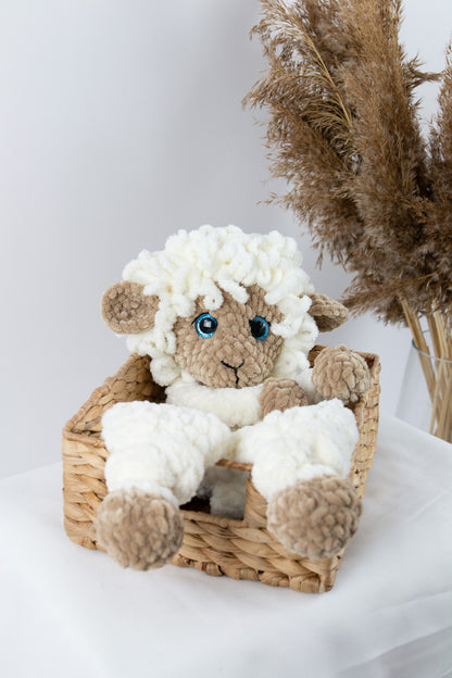 Lamb baby comforter