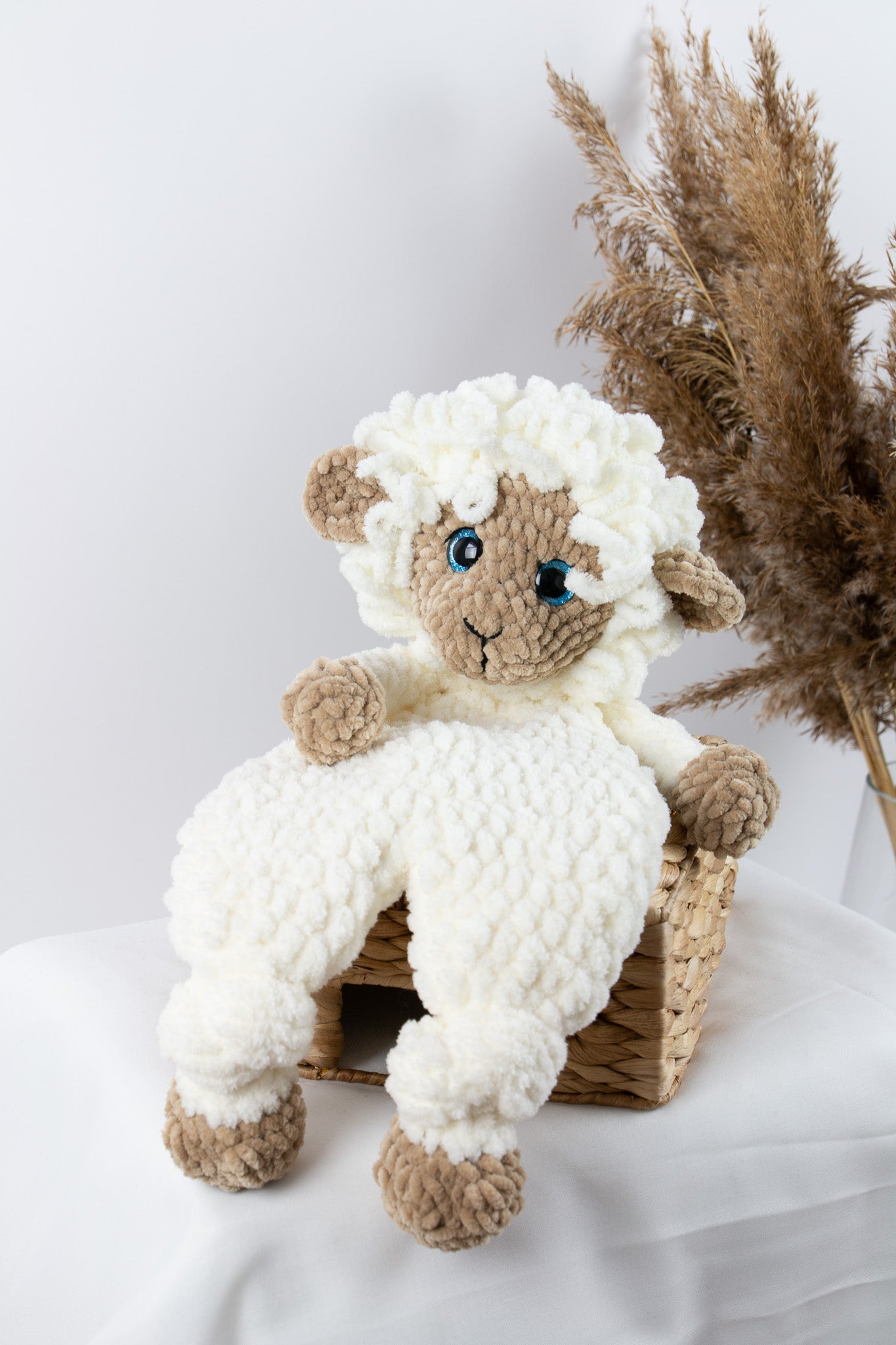 Lamb baby comforter