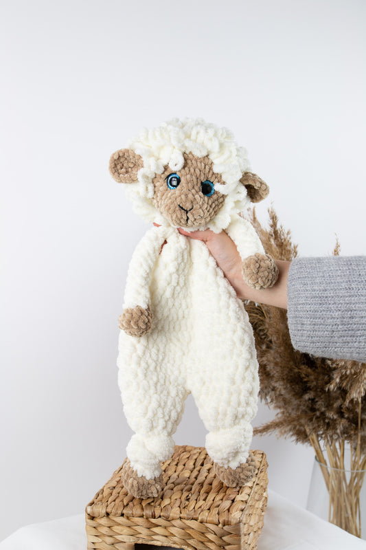 Lamb baby comforter