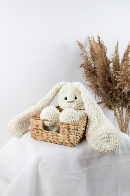 Bunny baby comforter