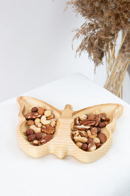 Butterfly shape Snack plate