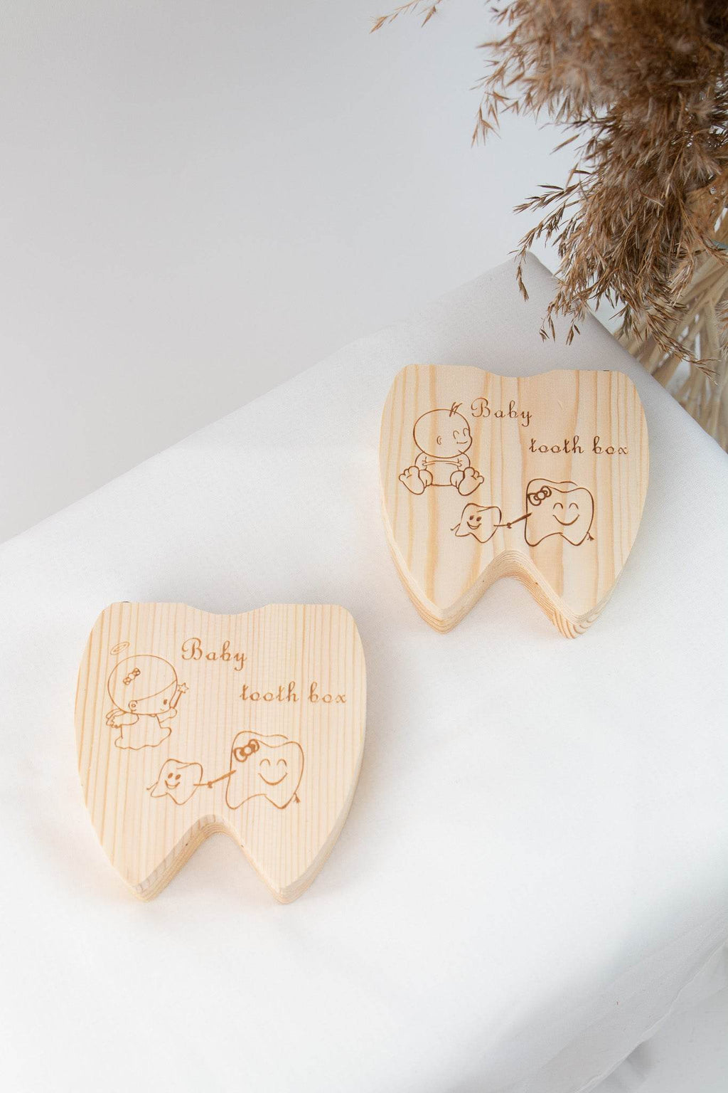 Baby Girl & Boy Tooth fairy Box - Minidreams Decor