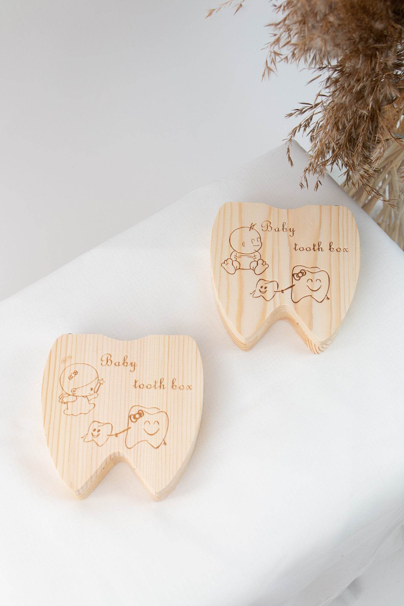 Baby Girl & Boy Tooth fairy Box - Minidreams Decor