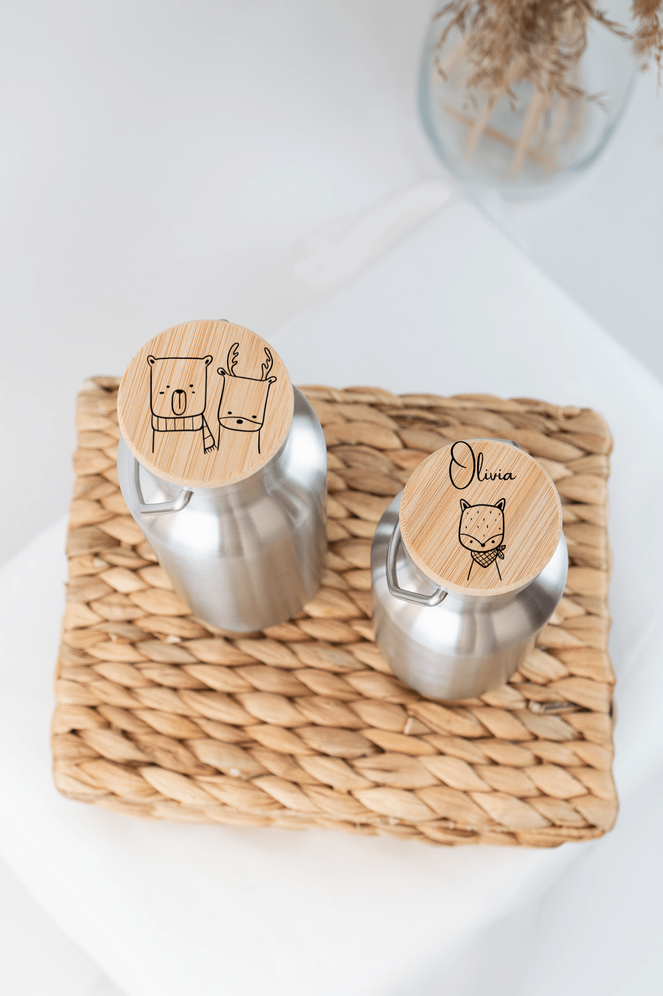 Personalized Thermal Bottle for kids - Minidreams Decor