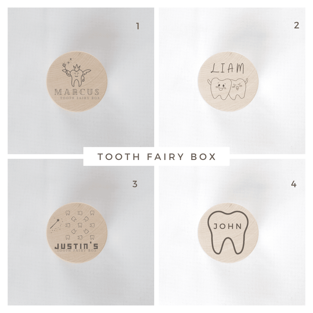 Personalized Tooth Fairy Box - Minidreams Decor