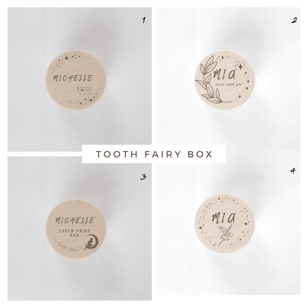 Personalized Tooth Fairy Box for Girls - Minidreams Decor