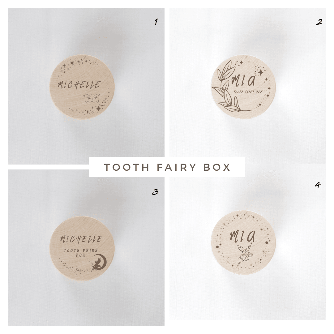 Personalized Tooth Fairy Box for Girls - Minidreams Decor