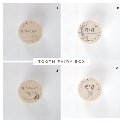 Personalized Tooth Fairy Box for Girls