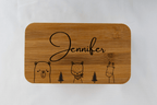 Personalized kids lunch box 1100-1400ml - Forest - Minidreams Decor