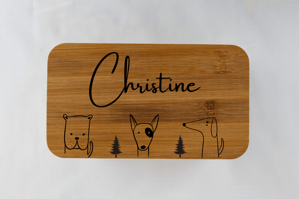 Personalized kids lunch box 1100-1400ml - Forest - Minidreams Decor