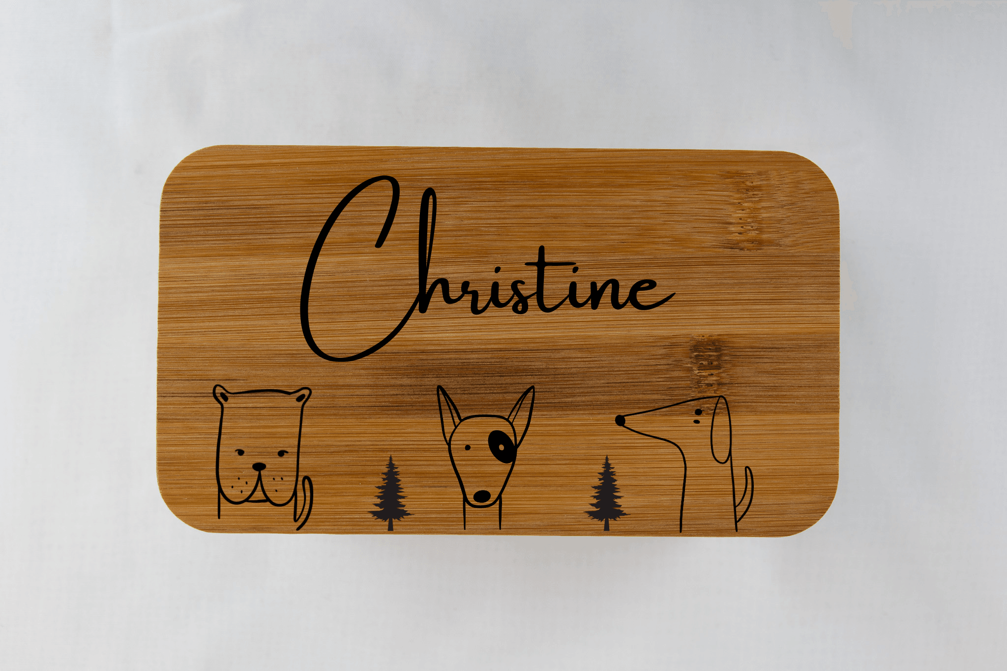 Personalized kids lunch box 1100-1400ml - Forest - Minidreams Decor