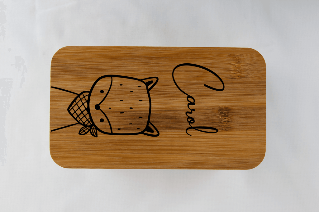 Personalized kids lunch box 1100-1400ml - Fox - Minidreams Decor