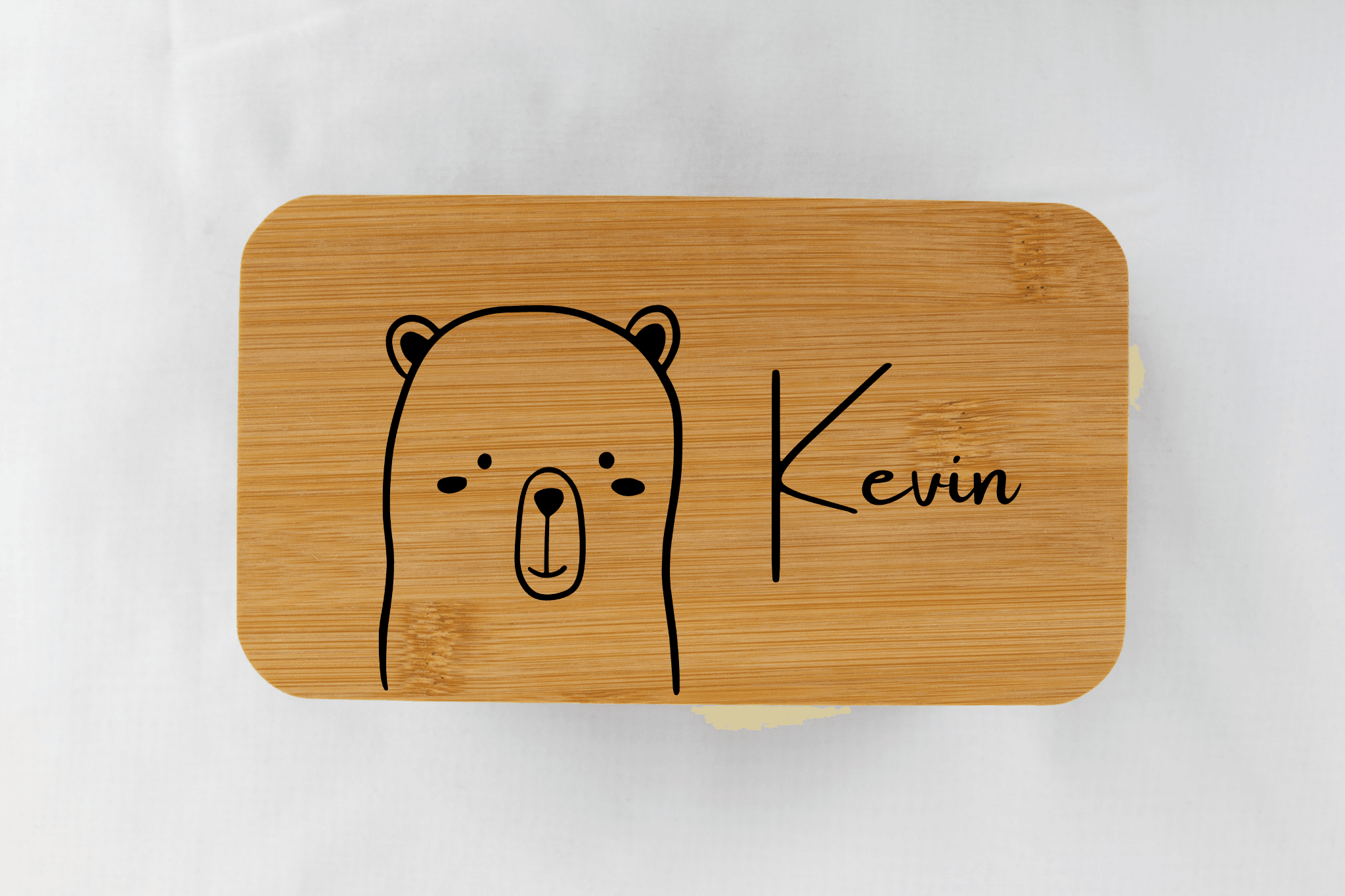 Personalized kids lunch box 1100-1400ml - Bear - Minidreams Decor