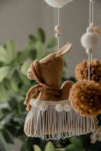 Boho mobile with camel and balls - Minidreams Decor