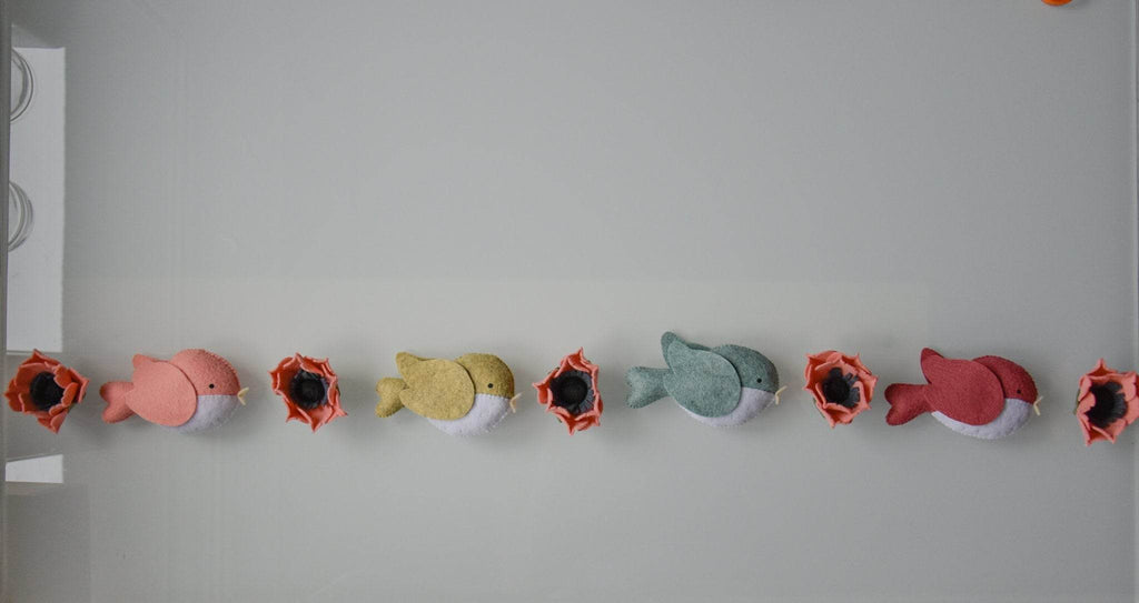 Floral nursery garland - Minidreams Decor