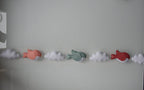 Wall nursery garland with clouds and birds - Minidreams Decor