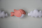 Wall nursery garland with clouds and birds - Minidreams Decor