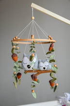 Baby owl and mom owl mobile - Minidreams Decor