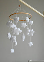 Minimalist clouds mobile - Minidreams Decor