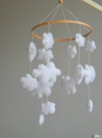 Minimalist clouds mobile - Minidreams Decor