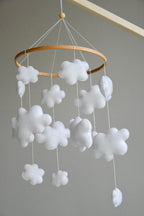 Minimalist clouds mobile - Minidreams Decor