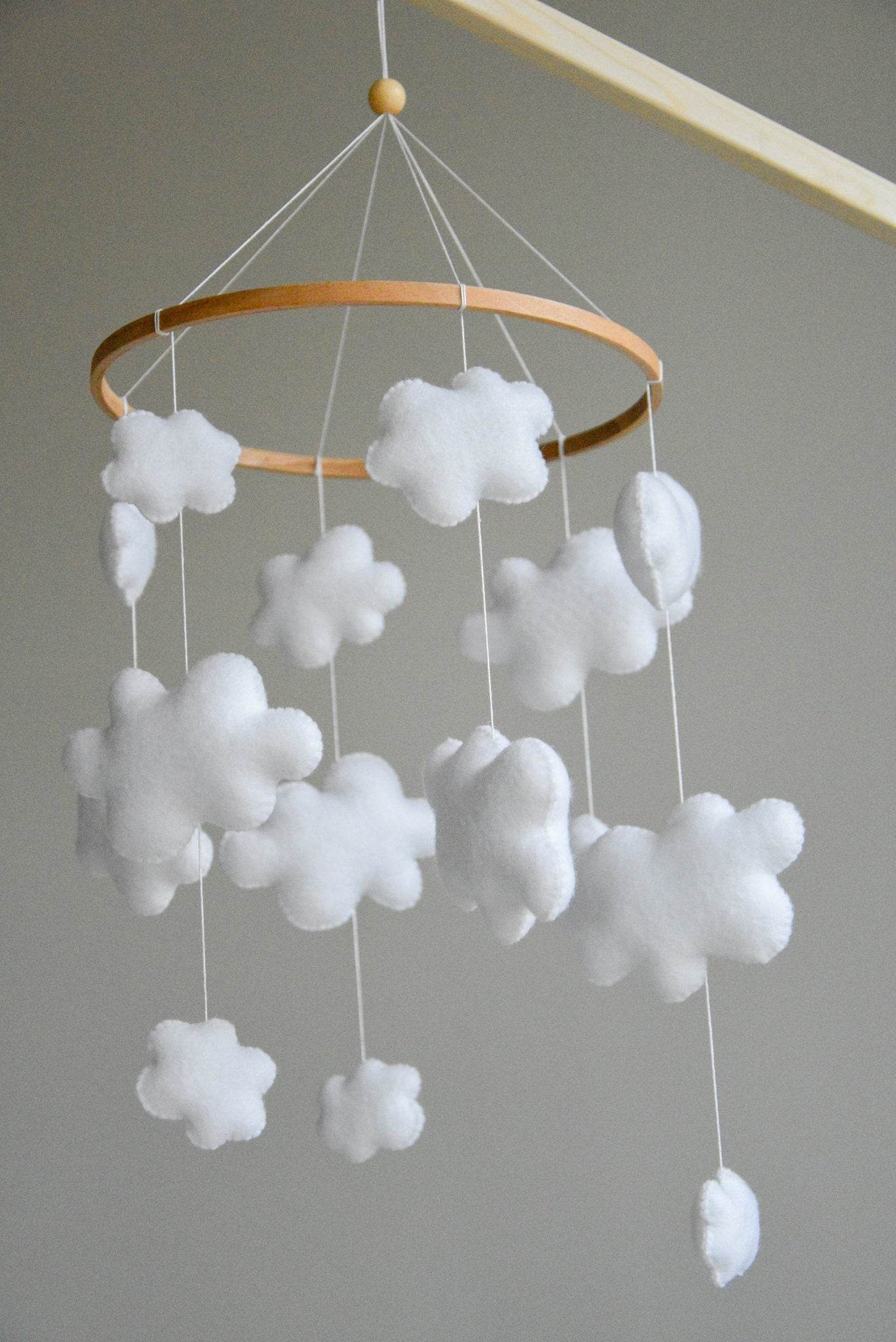 Minimalist clouds mobile - Minidreams Decor
