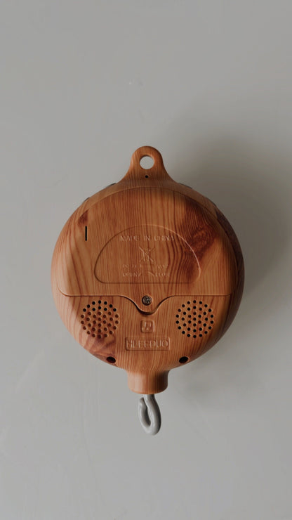 Wood Imitation Music box for mobile hangers